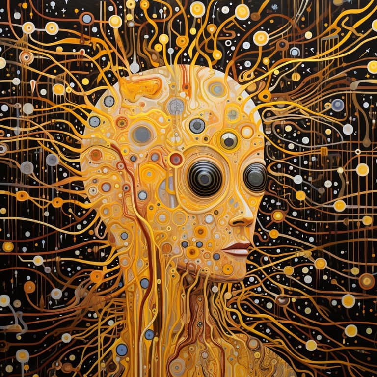 Künstlerische Darstellung des Nervensystems